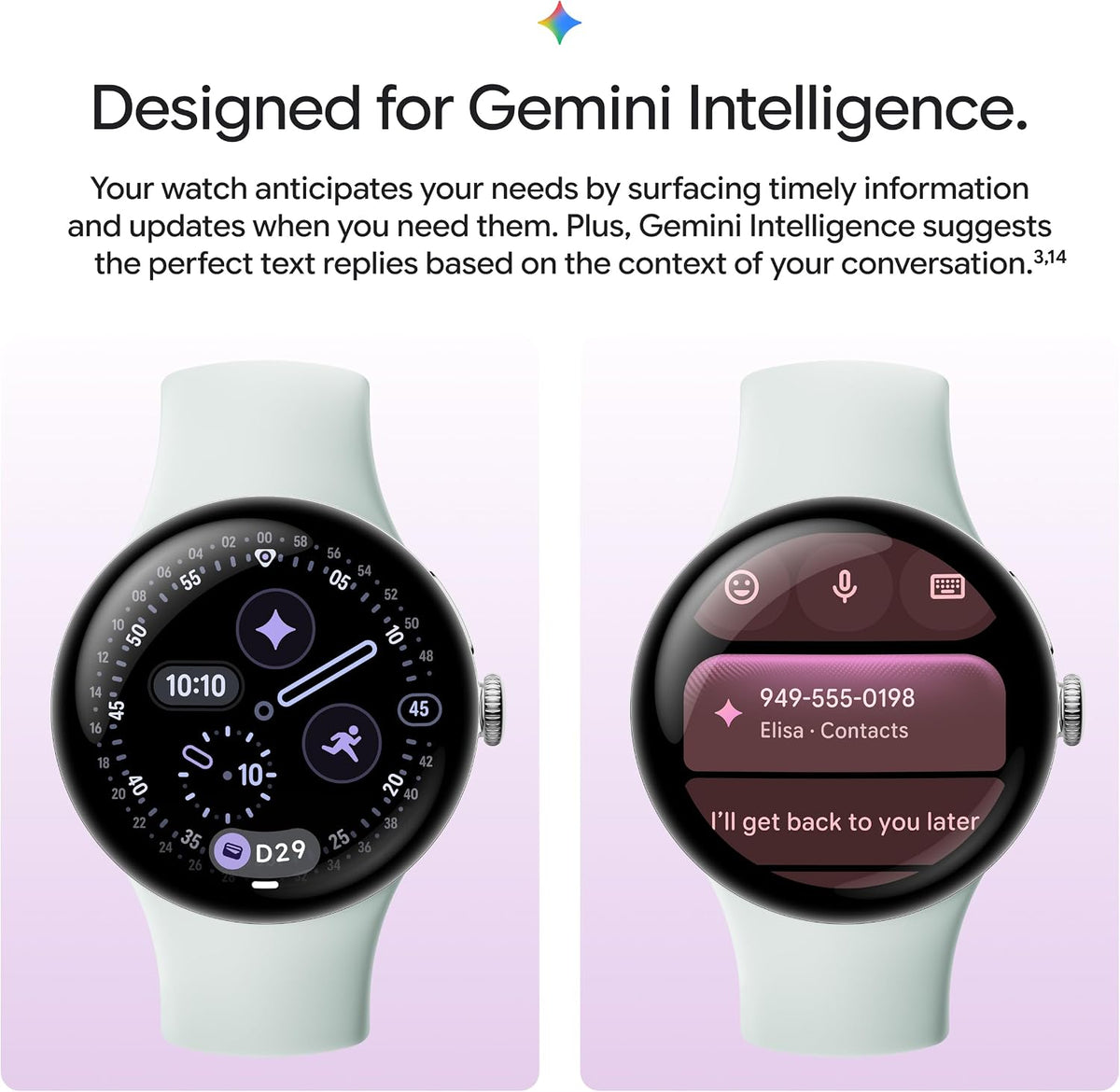 Google Pixel Watch 5 (41mm) - Android Smartwatch - Obsidian - LTE | Gemini Intelligence, domed display, comprehensive health and fitness tracking, 2 years...